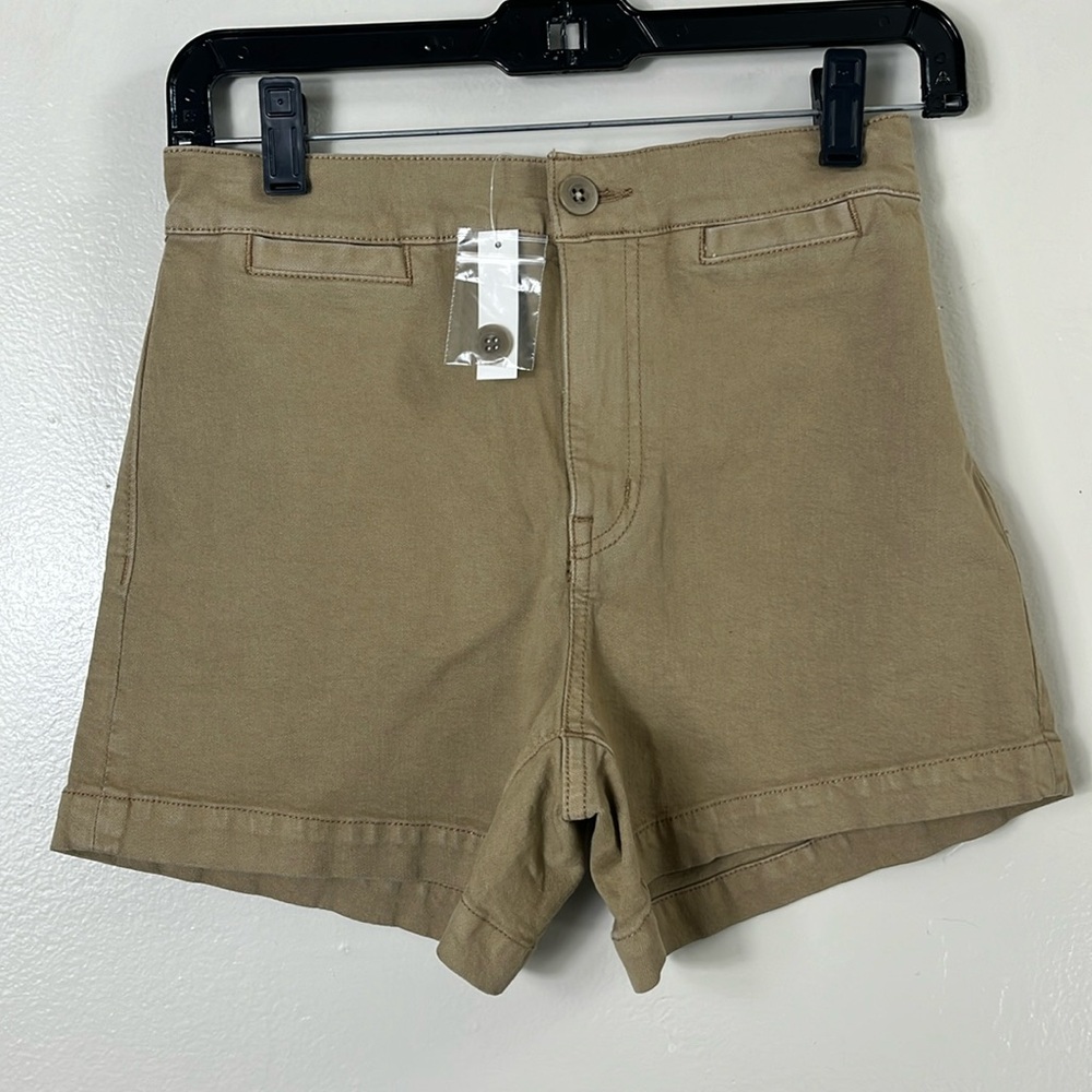 Madewell Tan High rise Shorts Women’s Size 24